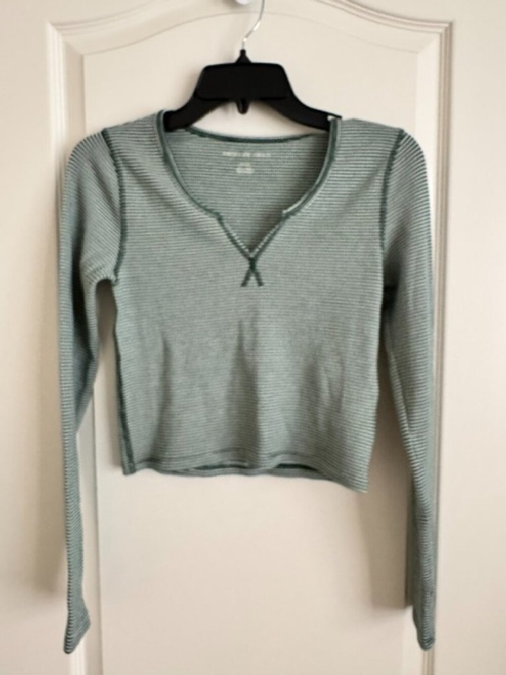 American Eagle Cropped Long Sleeve